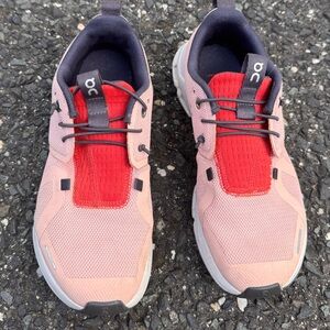 On Running Coral Sneakers